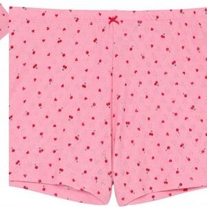 VS PINK Heart Pajama Shorts L